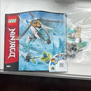 LEGO Ninjago Ice Dragon Helicopter Set - Blue and White instructions only